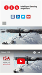Mobile Screenshot of isasensing.com